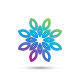 Projeto elegante abstrato do vetor do ícone do logotipo da flor Símbolo superior criativo universal Sinal gracioso do vetor da jo ilustração royalty free Projeto elegante abstrato do vetor do ícone do logotipo da flor Símbolo superior criativo universal Sinal gracioso do vetor da jo ilustração royalty free