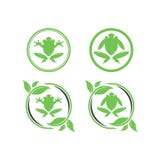 Projeto elétrico verde da rã ilustração stock Projeto elétrico verde da rã ilustração stock