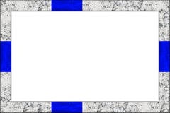 Projeto finlandês da bandeira de finland da moldura para retrato de madeira vazia Imagem de Stock Royalty Free Projeto finlandês da bandeira de finland da moldura para retrato de madeira vazia Imagem de Stock Royalty Free