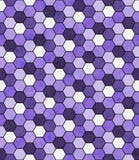 Projeto geométrico do sumário roxo, preto e branco do mosaico do hexágono fotografia de stock royalty free Projeto geométrico do sumário roxo, preto e branco do mosaico do hexágono fotografia de stock royalty free
