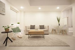 Projeto moderno da sala de visitas