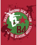 Projeto Skateboarding ilustração royalty free Projeto Skateboarding ilustração royalty free