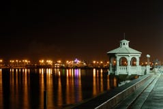 'promenade' en Corpus Christi en la noche fotografía de archivo libre de regalías 'promenade' en Corpus Christi en la noche fotografía de archivo libre de regalías