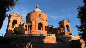 Pronaos en voorgevel van San Luca Pronaos en voorgevel van San Luca