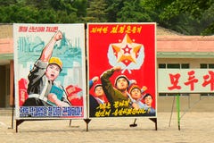 Propaganda, Kaesong, Noord-Korea Propaganda, Kaesong, Noord-Korea