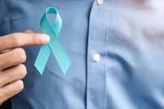 Blue Prostate Cancer Awareness royalty free stock photography Blue Prostate Cancer Awareness royalty free stock photography