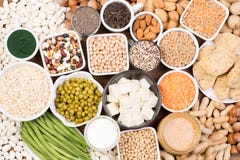 Protein i strikt vegetarian bantar Matkällor av strikt vegetarianprotein arkivfoton Protein i strikt vegetarian bantar Matkällor av strikt vegetarianprotein arkivfoton