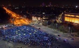 PROTEST IN BUCHAREST