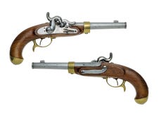 Prussian Antique Percussion Pistol Royalty Free Stock Photo Prussian Antique Percussion Pistol Royalty Free Stock Photo