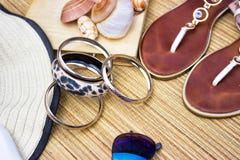 Przygotowywający dla plaży zdjęcie stock Przygotowywający dla plaży zdjęcie stock