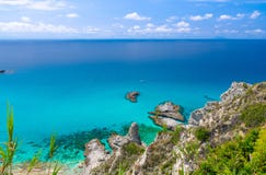 Przylądka Capo Vaticano powietrzny panoramiczny widok, Calabria, Południowy Ita fotografia stock Przylądka Capo Vaticano powietrzny panoramiczny widok, Calabria, Południowy Ita fotografia stock