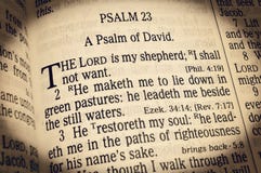 Psalm 23 - The Lord is my Shepherd royalty free stock image Psalm 23 - The Lord is my Shepherd royalty free stock image
