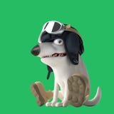Psia tankowa 3d ilustracja ilustracji Psia tankowa 3d ilustracja ilustracji