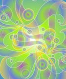 Psychedelic Retro Swirls Blue Stock Photos Psychedelic Retro Swirls Blue Stock Photos