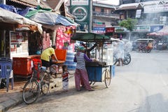Pub Street - Downtown Siem Reap, Cambodia Stock Photography Pub Street - Downtown Siem Reap, Cambodia Stock Photography