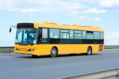 Public transport - yellow bus royalty free stock photo Public transport - yellow bus royalty free stock photo