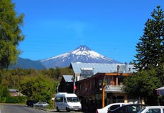 PucÃ-³ n in Chile lizenzfreies stockbild PucÃ-³ n in Chile lizenzfreies stockbild