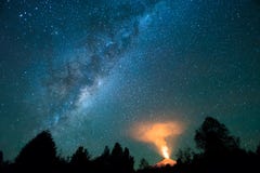 22-04-2017 Pucà ³ n, Chile Villarrica vulkan arkivbilder 22-04-2017 Pucà ³ n, Chile Villarrica vulkan arkivbilder