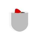 Pudding icon vector sign and symbol isolated on white background, Pudding logo concept stock illustration Pudding icon vector sign and symbol isolated on white background, Pudding logo concept stock illustration