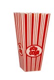 pudełka pusty odosobniony popkornu biel obrazy stock pudełka pusty odosobniony popkornu biel obrazy stock