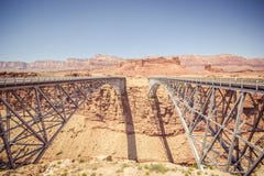 Puente de Navajo imagen de archivo libre de regalías Puente de Navajo imagen de archivo libre de regalías