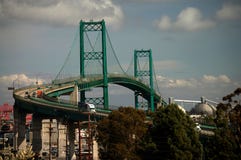 Puente de Vincent Thomas Foto de archivo Puente de Vincent Thomas Foto de archivo