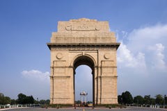 Puerta de la India - Delhi en la India fotografía de archivo libre de regalías Puerta de la India - Delhi en la India fotografía de archivo libre de regalías