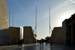 Puertas de la ciudad de La Valeta, en Malta imágenes de archivo libres de regalías Puertas de la ciudad de La Valeta, en Malta imágenes de archivo libres de regalías