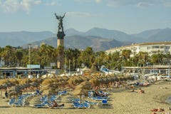 Puerto Banu strand, Marbella, Spanien arkivfoto Puerto Banu strand, Marbella, Spanien arkivfoto