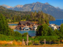 Puerto Panuelo Bariloche Stock Photography Puerto Panuelo Bariloche Stock Photography