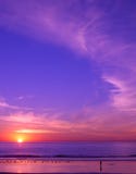 Puesta del sol en la playa Puesta del sol en la playa