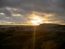 Puesta del sol hermosa misma en Liberia, ?frica fotografía de archivo Puesta del sol hermosa misma en Liberia, ?frica fotografía de archivo