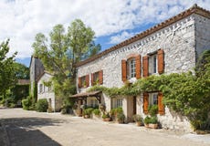 Pujols mittelalterliches Dorf lizenzfreie stockfotos Pujols mittelalterliches Dorf lizenzfreie stockfotos
