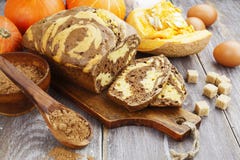 Pumpkin Cake Zebra Royalty Free Stock Images Pumpkin Cake Zebra Royalty Free Stock Images