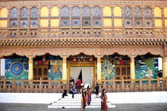 Punakha Dzong, Punakha, Bhutan zdjęcie stock Punakha Dzong, Punakha, Bhutan zdjęcie stock