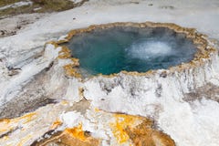 Punch Bowl Spring at Upper Geyser Basin stock photo Punch Bowl Spring at Upper Geyser Basin stock photo