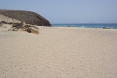 Punta papagayo beach, lanzarote, canarias island Royalty Free Stock Image Punta papagayo beach, lanzarote, canarias island Royalty Free Stock Image