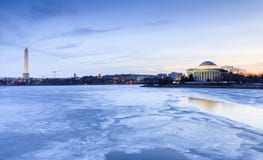 Punti di riferimento del Washington DC nell'inverno Fotografie Stock Libere da Diritti Punti di riferimento del Washington DC nell'inverno Fotografie Stock Libere da Diritti