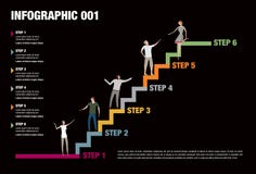 Punti Infographic illustrazione vettoriale Punti Infographic illustrazione vettoriale