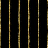 Punto di scintillio dell'oro su fondo a strisce nero Strisce di tiraggio della mano e modello senza cuciture di vettore dei pois illustrazione di stock Punto di scintillio dell'oro su fondo a strisce nero Strisce di tiraggio della mano e modello senza cuciture di vettore dei pois illustrazione di stock