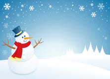 Pupazzo di neve royalty illustrazione gratis Pupazzo di neve royalty illustrazione gratis