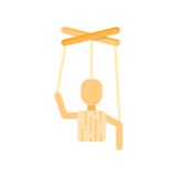 Puppet icon vector sign and symbol isolated on white background vector illustration Puppet icon vector sign and symbol isolated on white background vector illustration