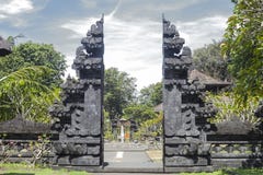 Pura Goa Lawah świątynia Nietoperz jama w Bali, Indonezja fotografia royalty free Pura Goa Lawah świątynia Nietoperz jama w Bali, Indonezja fotografia royalty free
