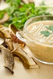 Puree pieczarkowa polewka Fotografia Stock Puree pieczarkowa polewka Fotografia Stock