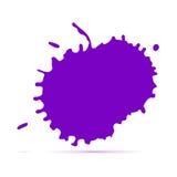 Purpere inktvlek abstracte achtergrond Toespraakbel, vector 3D illustratie Grungesymbool voor kaarten, affiche, dekking en Stock Afbeelding Purpere inktvlek abstracte achtergrond Toespraakbel, vector 3D illustratie Grungesymbool voor kaarten, affiche, dekking en Stock Afbeelding