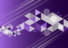Purple color geometric abstract background vector illustration with copy space. stock illustration Purple color geometric abstract background vector illustration with copy space. stock illustration