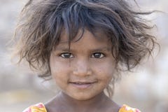 A young girl in pushkar, rajasthan, india.