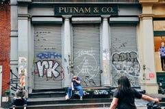Putnam u. Co , 32 Howard St, New York City Lizenzfreies Stockfoto Putnam u. Co , 32 Howard St, New York City Lizenzfreies Stockfoto