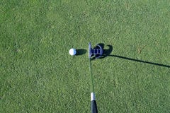 Putter And Ball Stock Photography