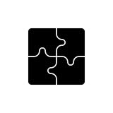 Puzzle icon. Signs and symbols can be used for web, logo, mobile app, UI, UX stock illustration Puzzle icon. Signs and symbols can be used for web, logo, mobile app, UI, UX stock illustration